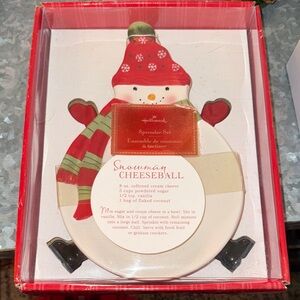 Collectors Hallmark Snowman Spreader Set - NWT